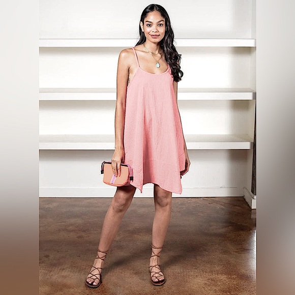 bobi Dresses & Skirts - BOBI NWOT SPAGHETTI STRAP HANDKERCHIEF CAMI DRESS -  (S)